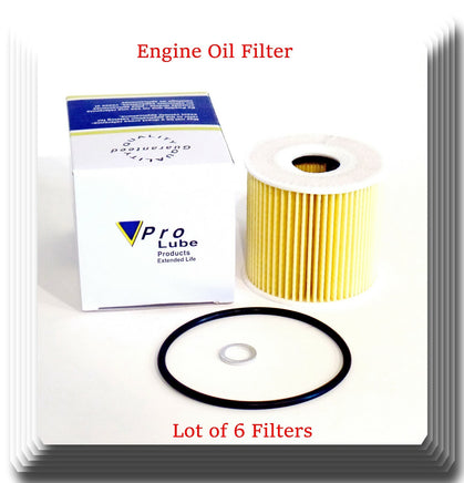 6 x Engine Oil Filter 26320-3F500 Made In Korea Fits:Genesis G80 G90 15-22 V8 5L