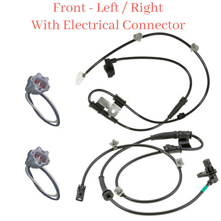 2 x ABS Wheel Speed Sensor & Connectors Front L/RFits Hyundai Santa Fe 2010-2012