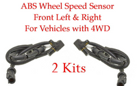 4 x ABS Wheel Speed Sensor Front - Rear L/R Fits Ford Lincoln 1997-2004