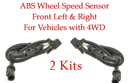 4 x ABS Wheel Speed Sensor Front - Rear L/R Fits Ford Lincoln 1997-2004