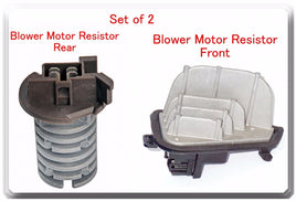 2 Pcs Blower Motor Resistor Front & Rear Fits: MDX 2001-2006  Pilot 2003-2008