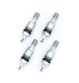 x4 Metal Aluminum valve stem 34000 to replace rubber valve for TPMS sensors