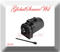 Cylinder Aluminum Engine Oil Catch Reservoir Breather Tank Can w/ Filter Black