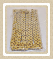 OE Spec Brand New High Quality Gold W/ O-Ring Chain 520 Gold  520-140 Links