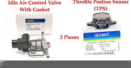 Idle Air Control Valve & TPS Senror For Tacoma 00-04 4Runner 2000 4Cyl 2.4L 2.7L