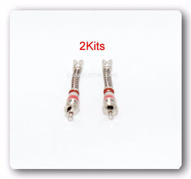 2 Kits Filtered Valve Stem Cores 