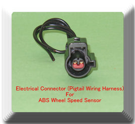1 Pc Electrical Connectors of ABS Wheel Speed Sensor ALS533 /ALS528 Front-Rear