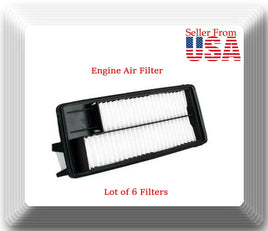 6x Air Filter Fits:OEM#17220P0GA00 CL 1997-1999 V6 3.0L Accord 1995-1997 V6 2.7L