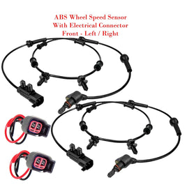2 X ABS Wheel Speed Sensor W/Connector Front Left/Right Fits: Wrangler 2007-2017