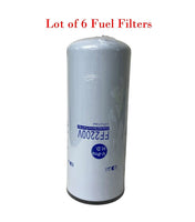 6 x FF2200 Fuel Filter Fits HD Trucks W/Cummins ISX Series Engines