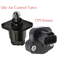 2 Pcs Idle Air Control Valve & TPS Sensor Fits Dakota Cherokee Wrangler