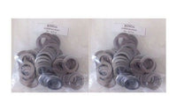 LOT 50 Aluminum Oil Drain Plug Gasket 14mm Fits: Honda & Acura Jeep Kia Suzuki