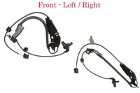 4 x ABS Front Speed Sensor & Rear Speed Sensor Wire Harness L/R For ES300h ES350