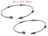 2 x ABS Wheel Speed Sensor Rear L/R Fits Nissan Leaf Electric 2011-2022