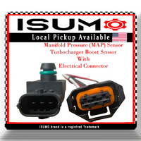 Manifold Absolute Pressure MAP Sensor W/Connector Fit Smart Fortwo 16-17 l3 0.9L