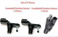 3 x camshaft/ Crankshaft Position Sensor W/Connector Fits:GM Saab Saturn L4-2.4L
