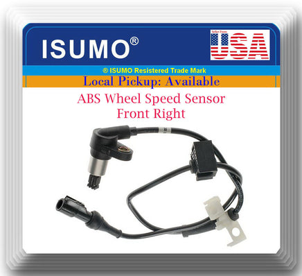 2 x ABS Wheel Speed Sensor W/ Connectors Front L/R Fits Ford Lincoln 1997-2003