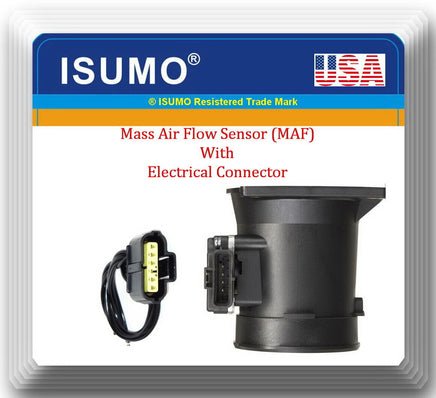 Mass Air Flow Sensor (MAF) With Connector Fits: Ford Lincoln Mercury 1996-2004