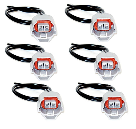 6 x Electrical Connector of Fuel Injector Fits Nissan Frontier 2005-2019 4L 2.5L