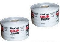 2 Rolls of 500 Stickers Total 1000 Oil Change Reminder Sticker + 2 Free Sharpie