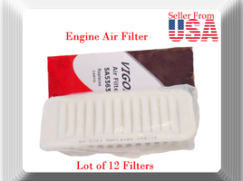 Lot of 12  Engine Air Filter Fits: OEM# 17801-21030 Scion Xa Xb Toyota Echo 1.5L