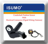 Crankshaft Position Sensor W/ Connector Fits: Ford Lincoln Mercury Panoz