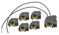 6 x Ignition Coil & 6 Connectors Fits: Entourage Santa Fe Magentis Optima Rondo