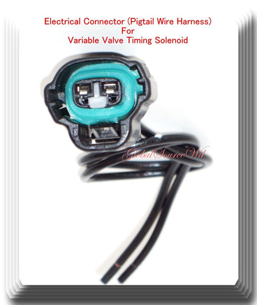VVT Variable Valve Timing Solenoid & Connectors Fits: GM Saab Saturn Suzuki