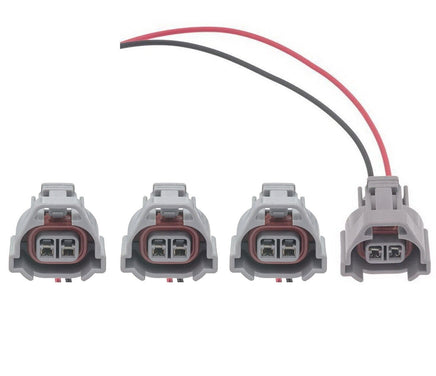 4 x Fuel Injector Electrical Connector Fits Toyota Celica 1988-1989 2.0L