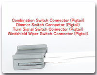4 Wire Harness Pigtail Combination Switch Connector Fits: Ford & Mercury