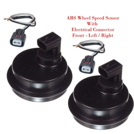 2 ABS Wheel Speed Sensor + Connector Front L/R Fits Lexus LS430 2001-2006 FWD
