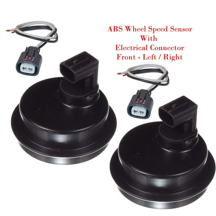 2 ABS Wheel Speed Sensor + Connector Front L/R Fits Lexus LS430 2001-2006 FWD