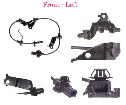 2x ABS Wheel Speed Sensor W/ connectors Front Left / Right Fits: Acura TL 09-14