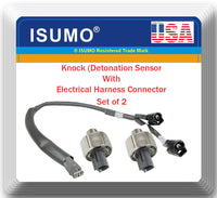 2 Knock Sensor W/Wire Harness Fits Toyota 4Runner T100 Tacoma 1995-2004 V6