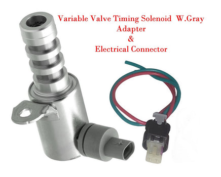 Variable Valve Timing Solenoid & Connector Fits Ford Lincoln w/Gray Connector