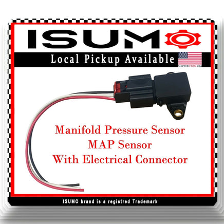 Manifold Pressure MAP Sensor W/Connector Fits: Chrysler Dodge Jeep 2002-2013