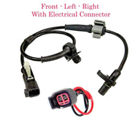 2 x ABS Wheel Speed Sensor & Connector Front L/R Fits Cadillac Chevrolet GMC