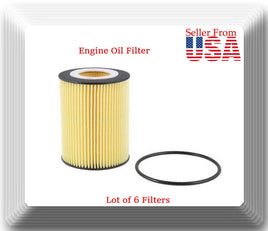 Lot of 6 Oil Filter SOE5692 Fits VOLVO S60 S80 V70 XC60 XC70 XC90 LAND ROVER LR2