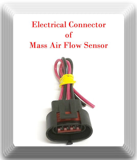 Connector of Mass Air Flow Sensor MAS0346 Fit:Probe 1993-1995 626  MX6 1994-1995