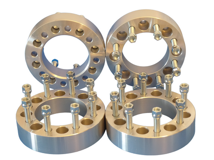 4 Pcs Ford E250 E350 F250  8 Lug Wheel Spacers 8x6.5 - 2" inch - 9/16" Stud