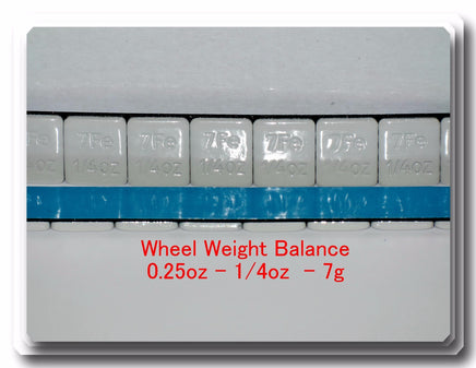 1800 pc  0.25 1/4oz stick on wheel weight balance 150 Strip 5 box of 90oz=450oZ