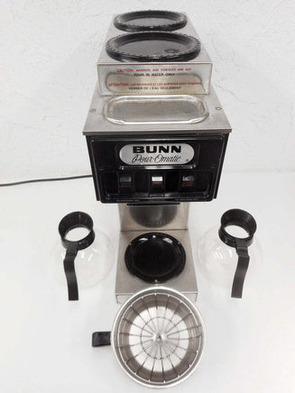 12 Cup BUNN Coffee Maker  Brewer Machine 2 Warmer Commerical 2 Decanters
