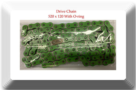 OE Spec Green Color With O-Ring Drive Chain Pitch 520 x 120 Link  ATV Motorcycle