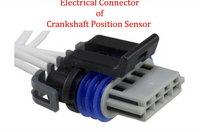 Crankshaft Position Sensor W/Connector Fits: Buick Chevrolet Oldsmobile Pontiac