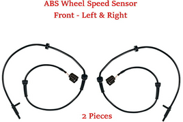 2x ABS Wheel Speed Sensor Front L&R Fits:JX35 2013 QX60 2014-20 Pathfinder 13-20