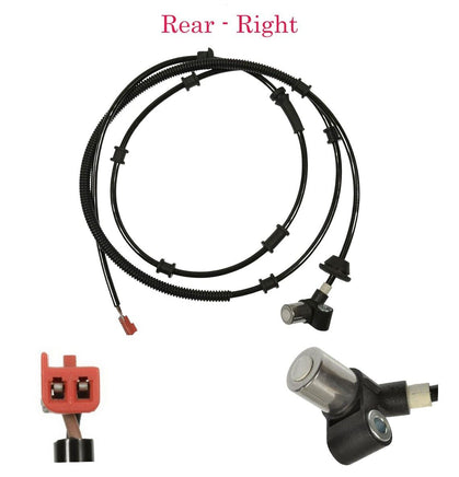 4 x ABS Speed Wheel Speed Sensor Front Rear L/R Fits Jeep Cherokee Wrangler