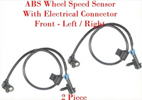 2 x ABS Wheel Speed Sensor w Connector Front left / Right For Blazer Jimmy 98-05