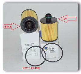 1 x Engine Oil Filter Fits: CHEVROLET CRUZE 2014-2015 I4 2.0L Diesel