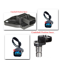 Set of 2 Camshaft & Crankshaft Position Sensors W/ Connectors Fits: Chrysler &