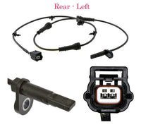 2 X ABS Wheel Speed Sensor & Connectors Rear  L/R - Fits Nissan Murano 2015-2024